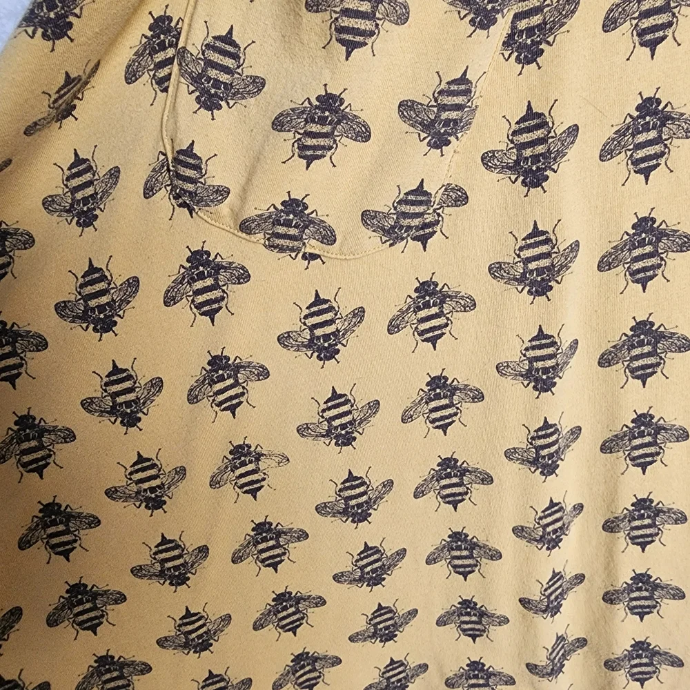 Effie's Heart Dress Size S Yellow And Grey Bee Pattern - Picture 3 of 12